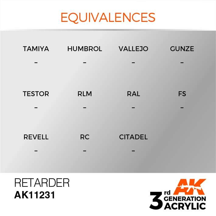 AK Acrylic 3G Auxiliary - Retarder ( AK11231 )