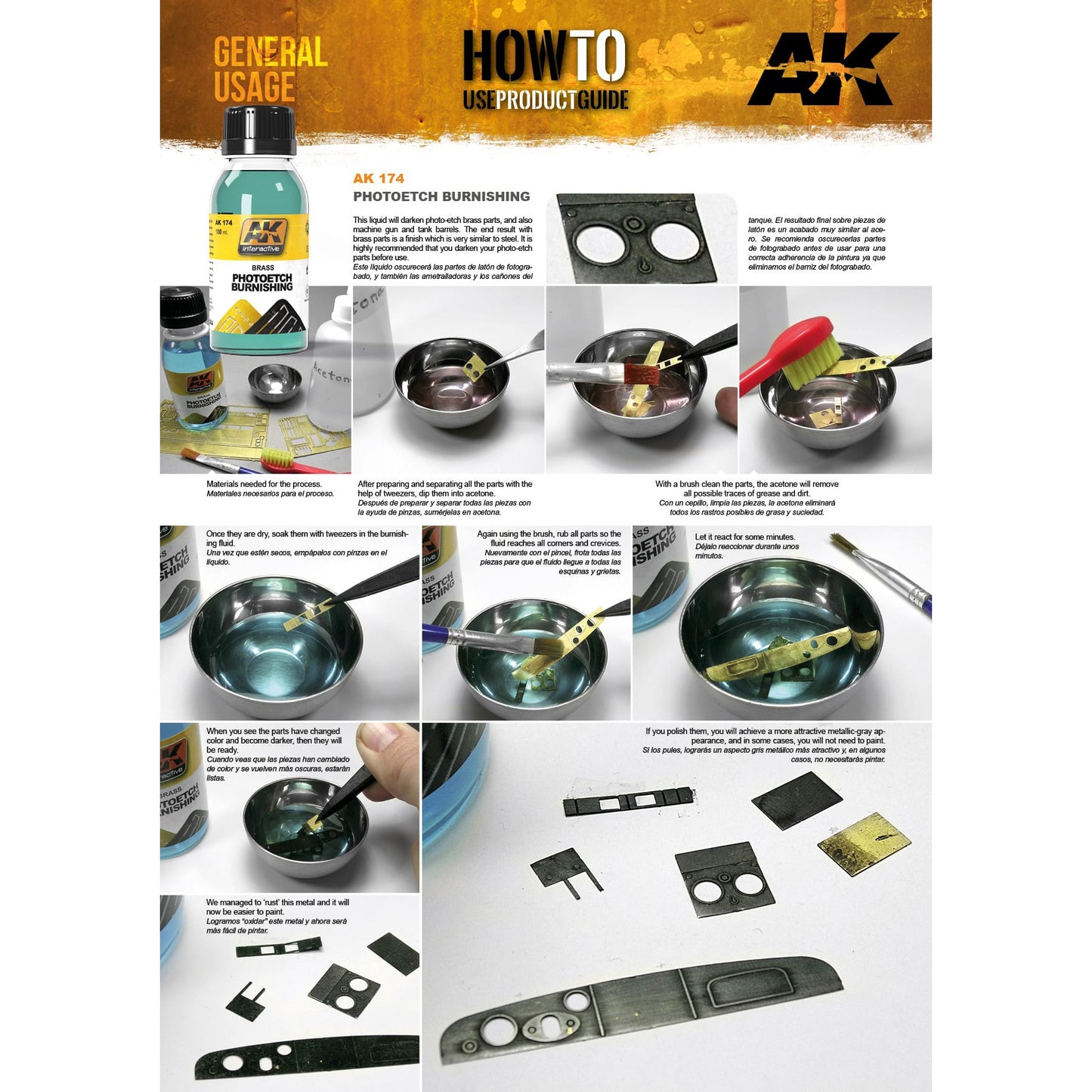 AK Interactive Auxiliary: Photoetch Burnishing (AK174)