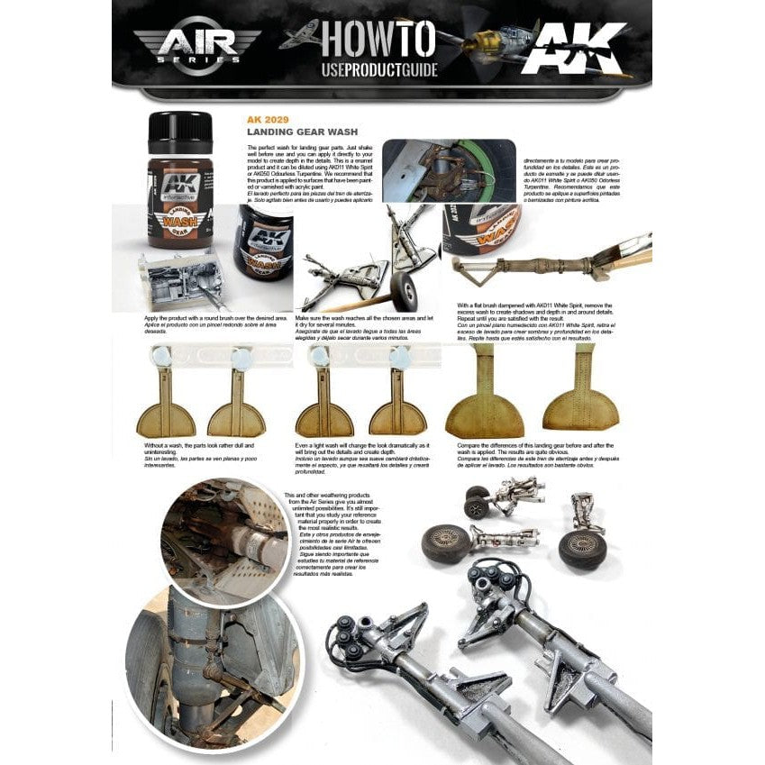 AK Enamel Wash - Landing Gear (AK2029)