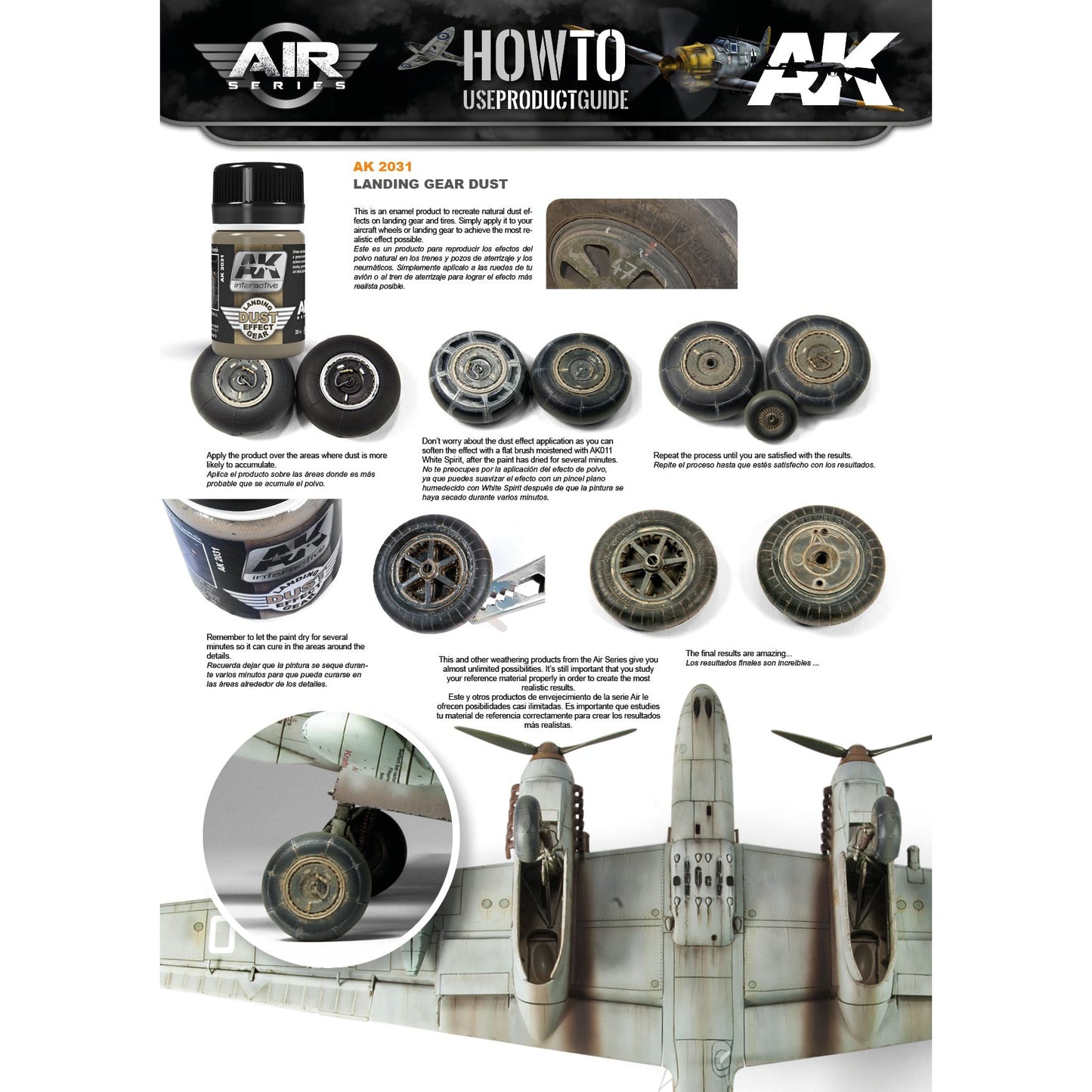 AK Enamel Effects: Landing Gear Dust (AK2031)