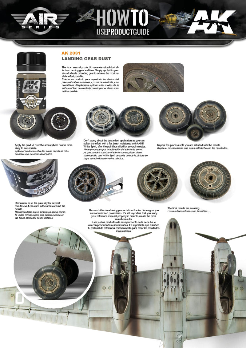 AK Enamel Effects: Landing Gear Dust (AK2031)