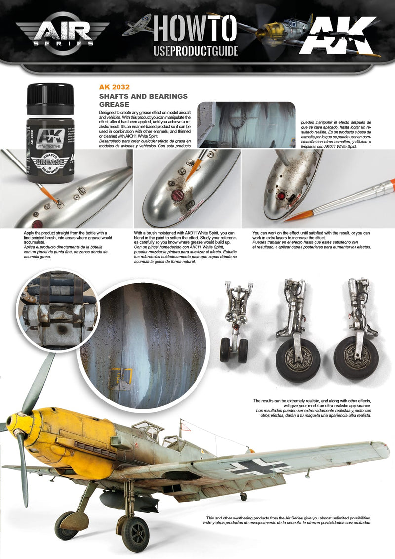 Ak Enamel Effects: Shafts and Bearings Grease (AK2032)