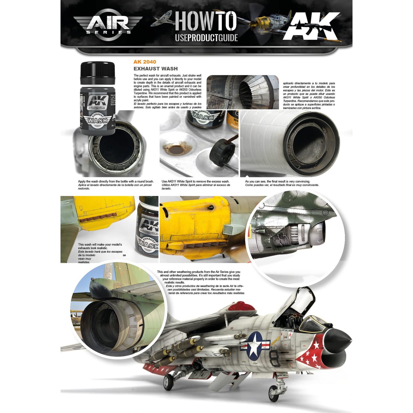 AK Enamel Wash - Exhaust (AK2040)