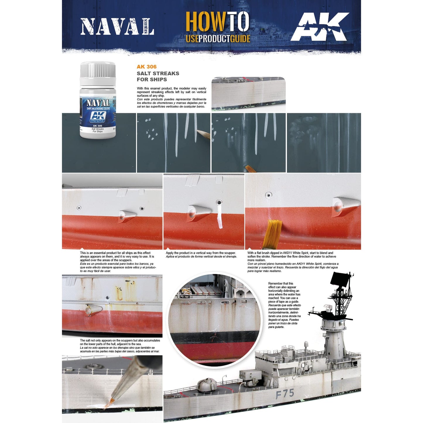 AK Enamel Effects: Salt Streaks for Ships (AK306)