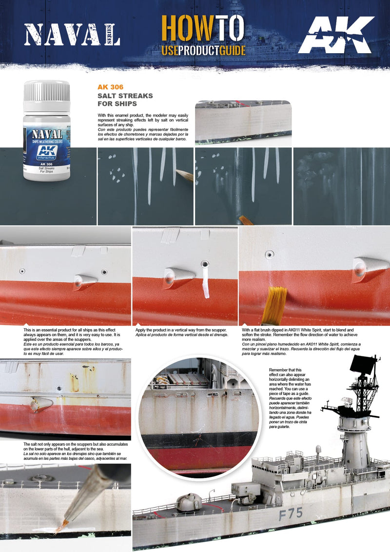 AK Enamel Effects: Salt Streaks for Ships (AK306)