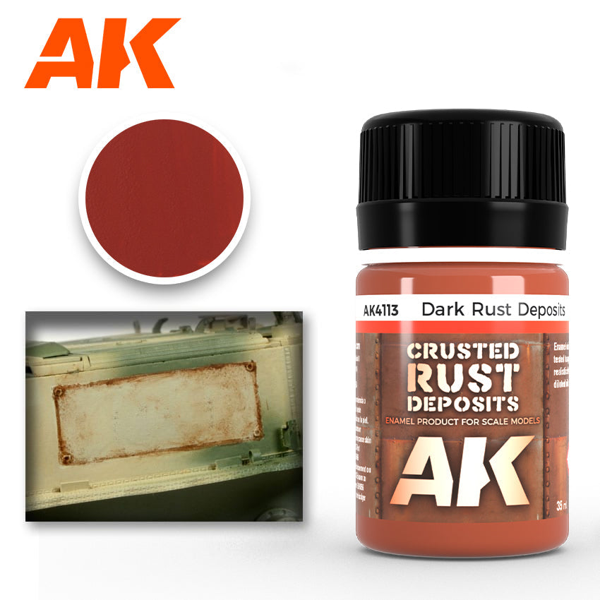 AK Enamel Deposits: Dark Rust (AK4113)