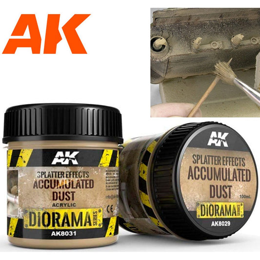 AK Diorama Splatter Effects - Accumulated Dust (AK8031)