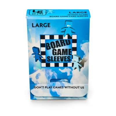 Board game Sleeves - Large Non-Glare (59x92mm)