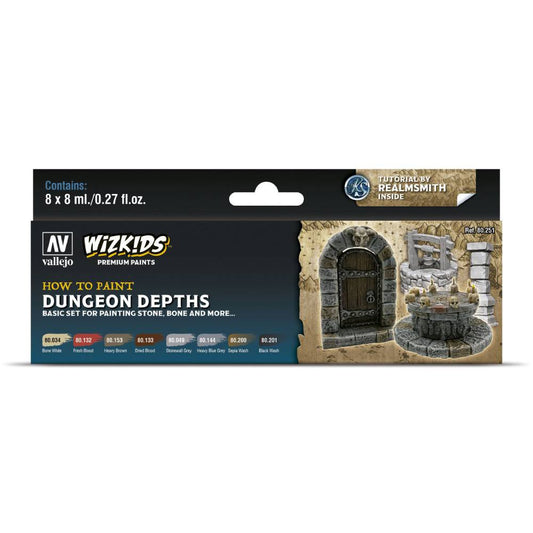 Vallejo Box Set - Wizkids Premium Set Dungeon Depths - Val80251