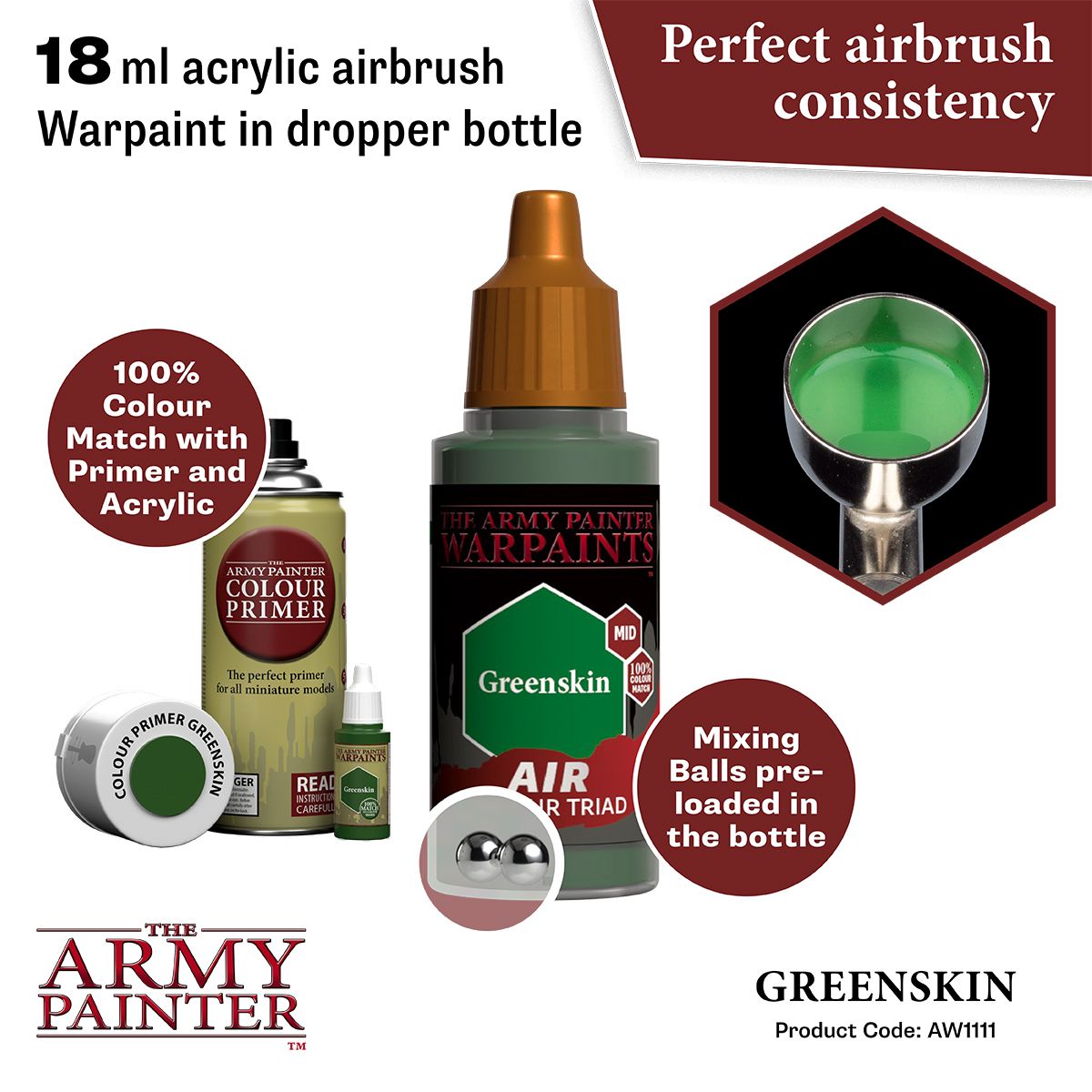 Warpaints Air: Green Skin ( AW1111 )