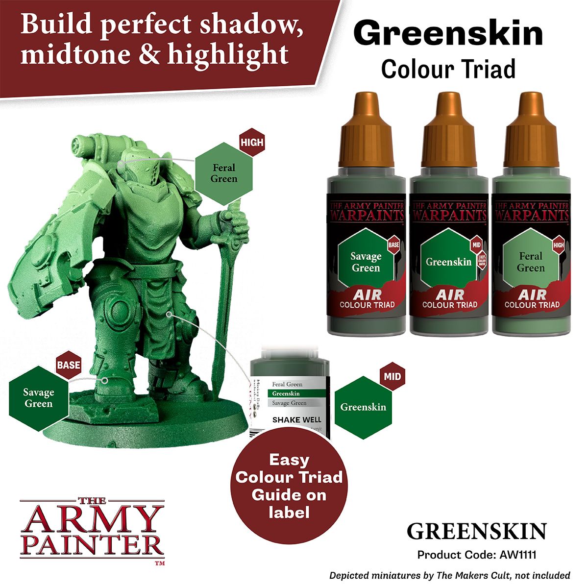 Warpaints Air: Green Skin ( AW1111 )