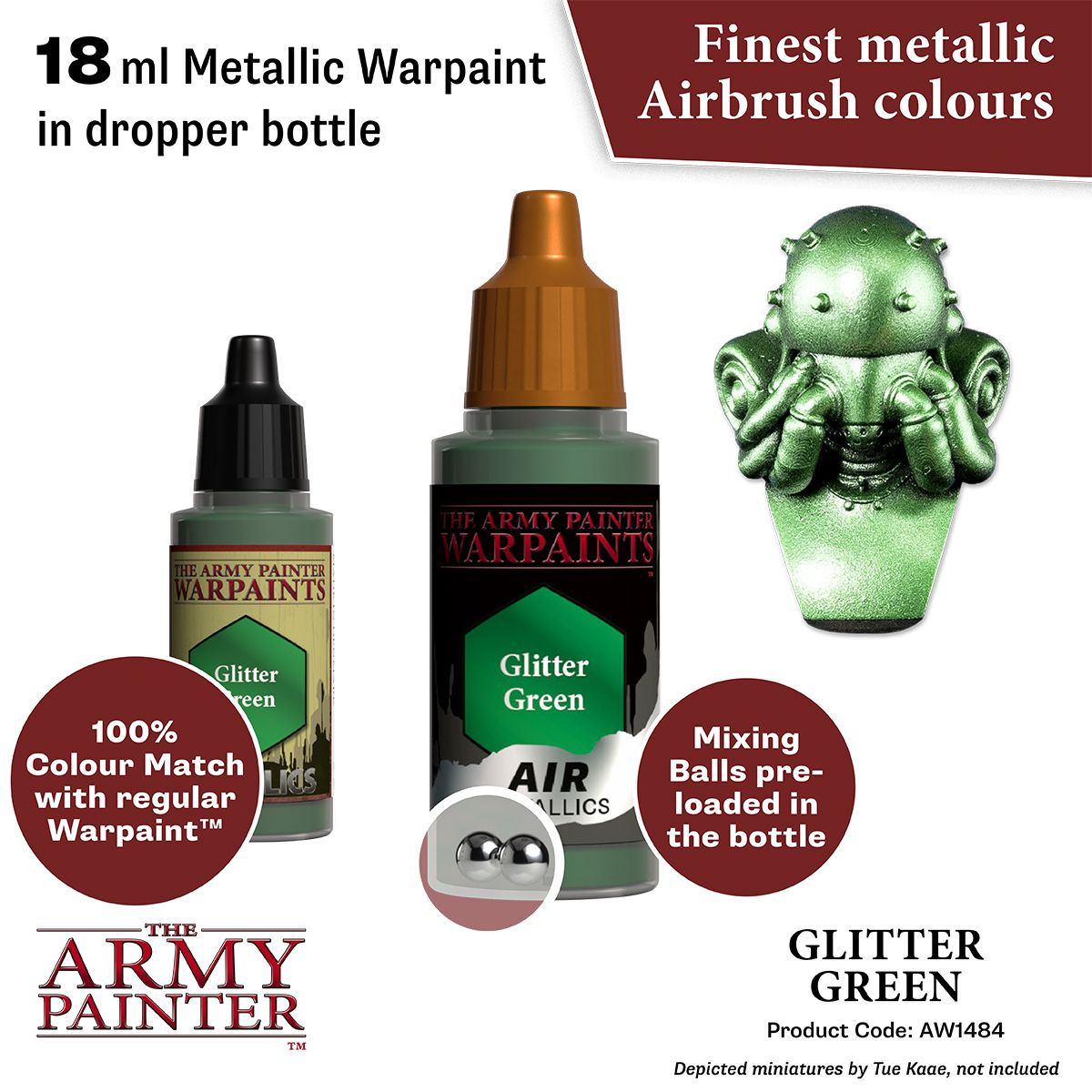 Warpaints Air Metallics: Glitter Green ( AW1484 )