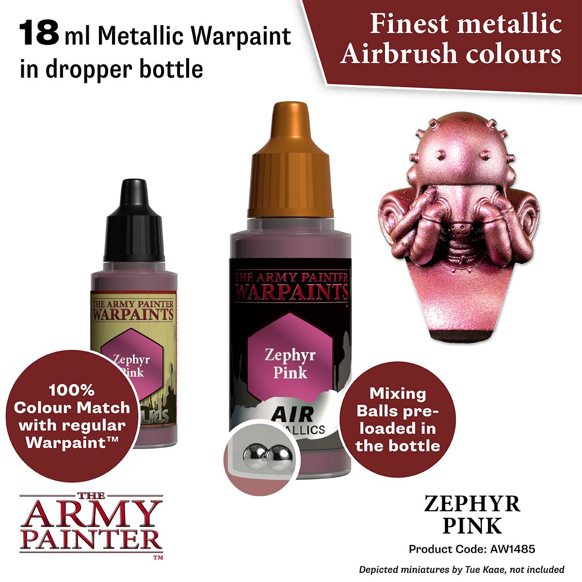 Warpaints Air Metallics: Zephyr Pink ( AW1485 )