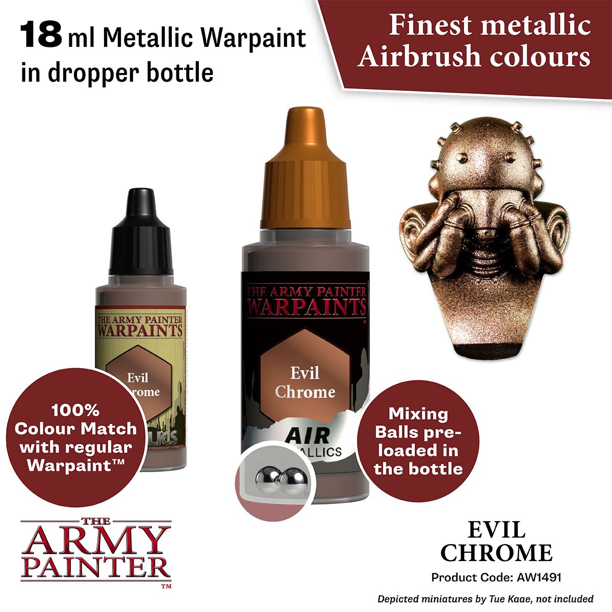 Warpaints Air Metallics: Evil Chrome ( AW1491 )