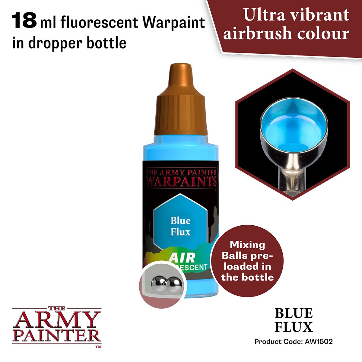 Warpaints Air Fluo: Blue Flux ( AW1502 )