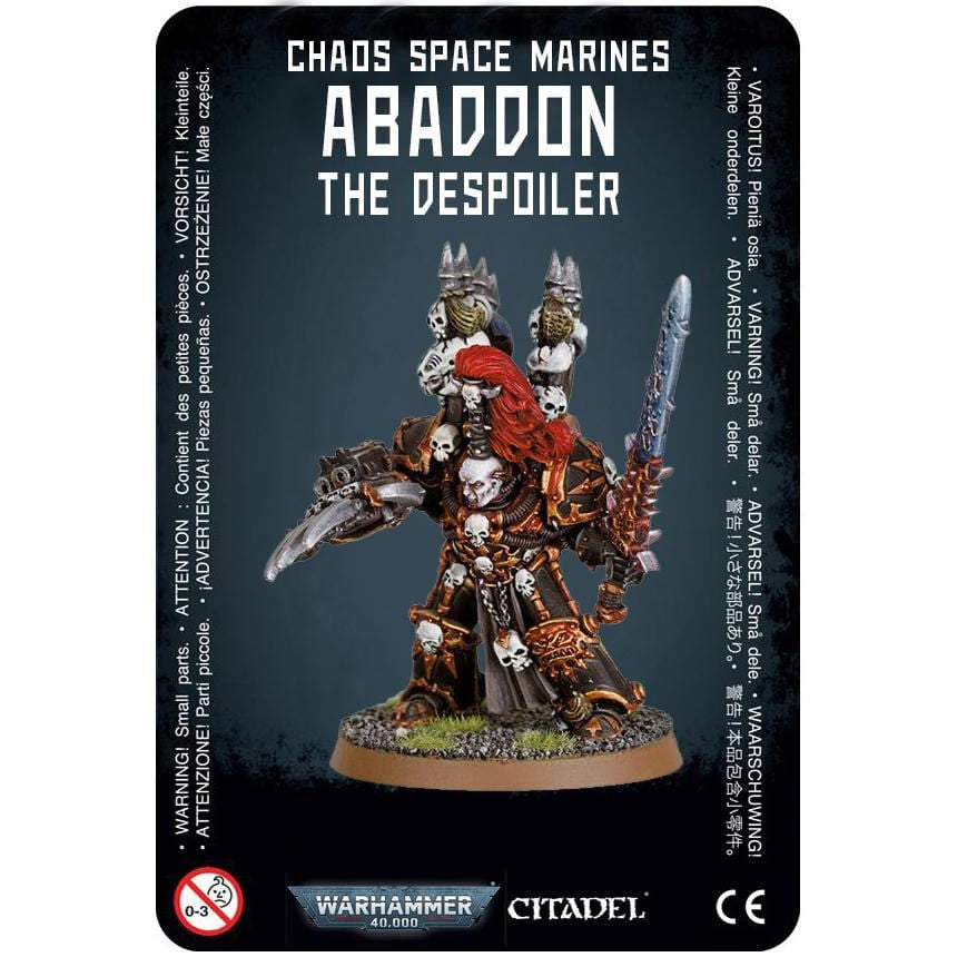 Chaos Space Marines Abaddon the Despoiler (Metal) ( 43-60-MR ) - Used