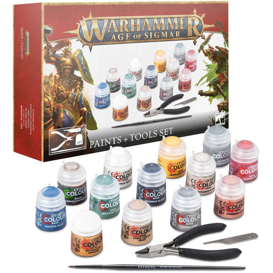 Age of Sigmar Paints + Tools Set ( 80-17 )