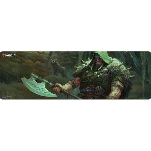 Ultra Pro - Playmat Throne of Eldraine Garruk, Cursed Huntsman Table 8Ft (18198)