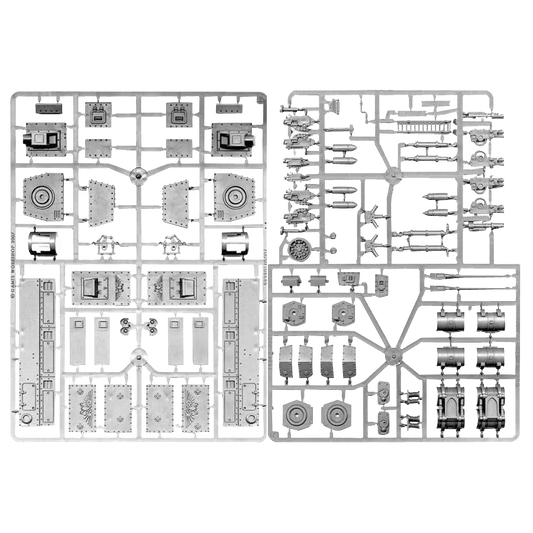 Astra Militarum Baneblade Sponsons And Accessories ( 5031-W )