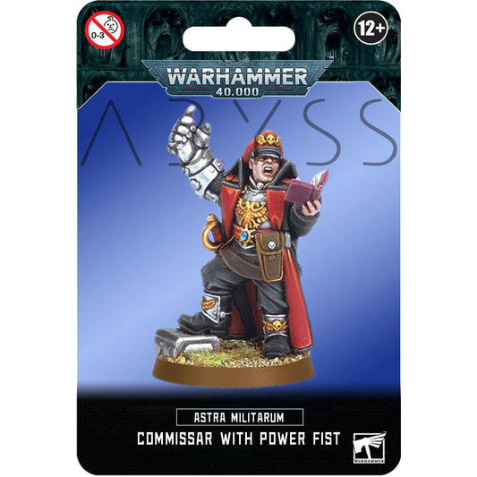 Astra Militarum Commissar with Power Fist (Metal) ( 5214-MW ) - Used