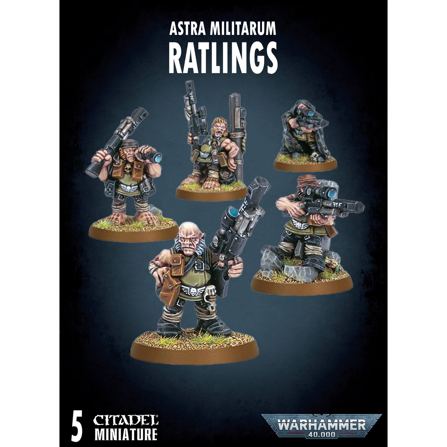 Astra Militarum Ratlings (Metal) ( 5262-MW )