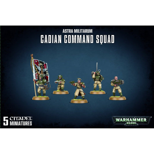 Astra Militarum Cadian Command Squad ( 47-09 ) - Used