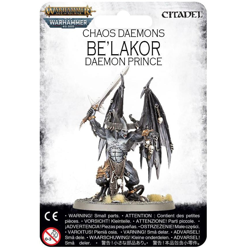 Chaos Daemons Be'Lakor, Daemon Prince (Metal) ( 1157-MR ) - Used