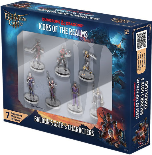 D&D Icons of the Realms: Adventure from Baldur's Gate - BG3 Characters Box Set