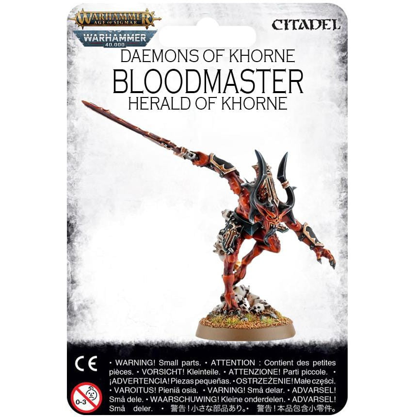 Daemons of Khorne Bloodmaster, Herald of Khorne (Resin) ( 97-62-R ) - Used