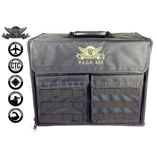 Battlefoam Bag PACK 432 Pluck Foam Molle Horizontal Load Out Black (BF-BB432MB-PFH)