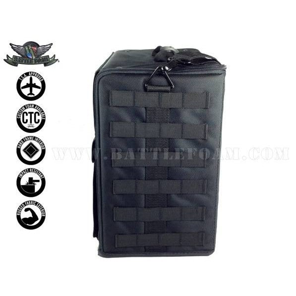 Battlefoam Bag PACK 432 Pluck Foam Molle Horizontal Load Out Black (BF-BB432MB-PFH)