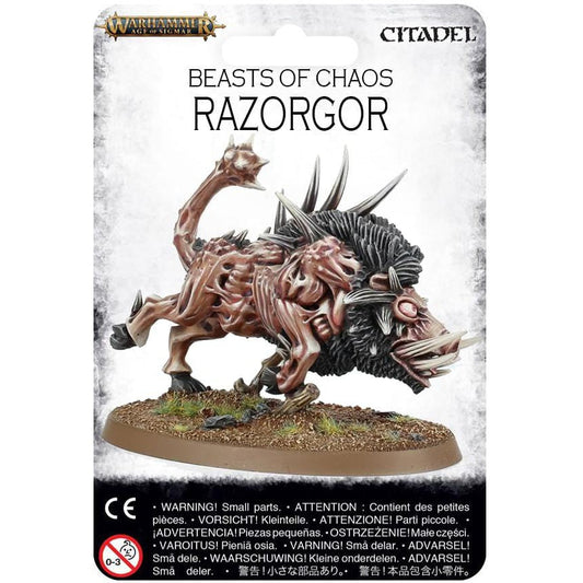 Monsters of Chaos Beastmen Razorgor ( 6006-W ) - Used