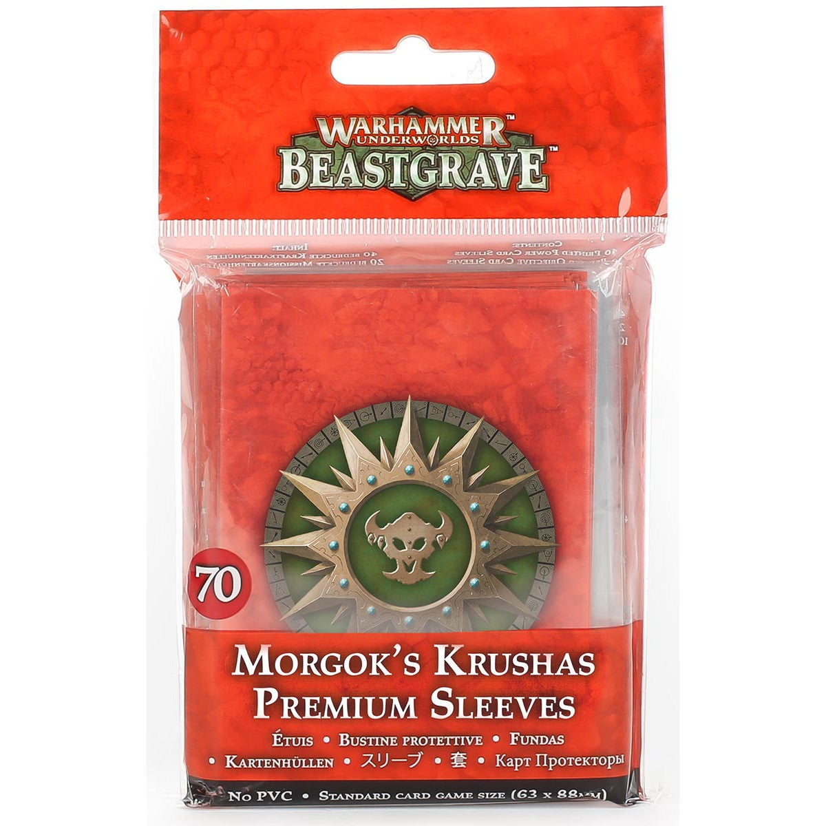 Beastgrave Sleeves: Morgok’s Krushas ( 110-90 )