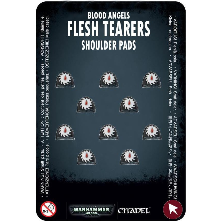 Blood Angels Flesh Tearers Shoulder Pads ( 1101-N )