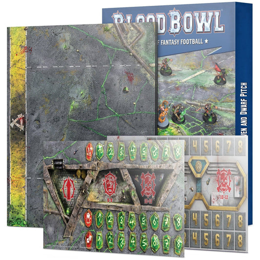 Blood Bowl Pitch - Skaven & Dwarf ( 200-06-N ) - Used