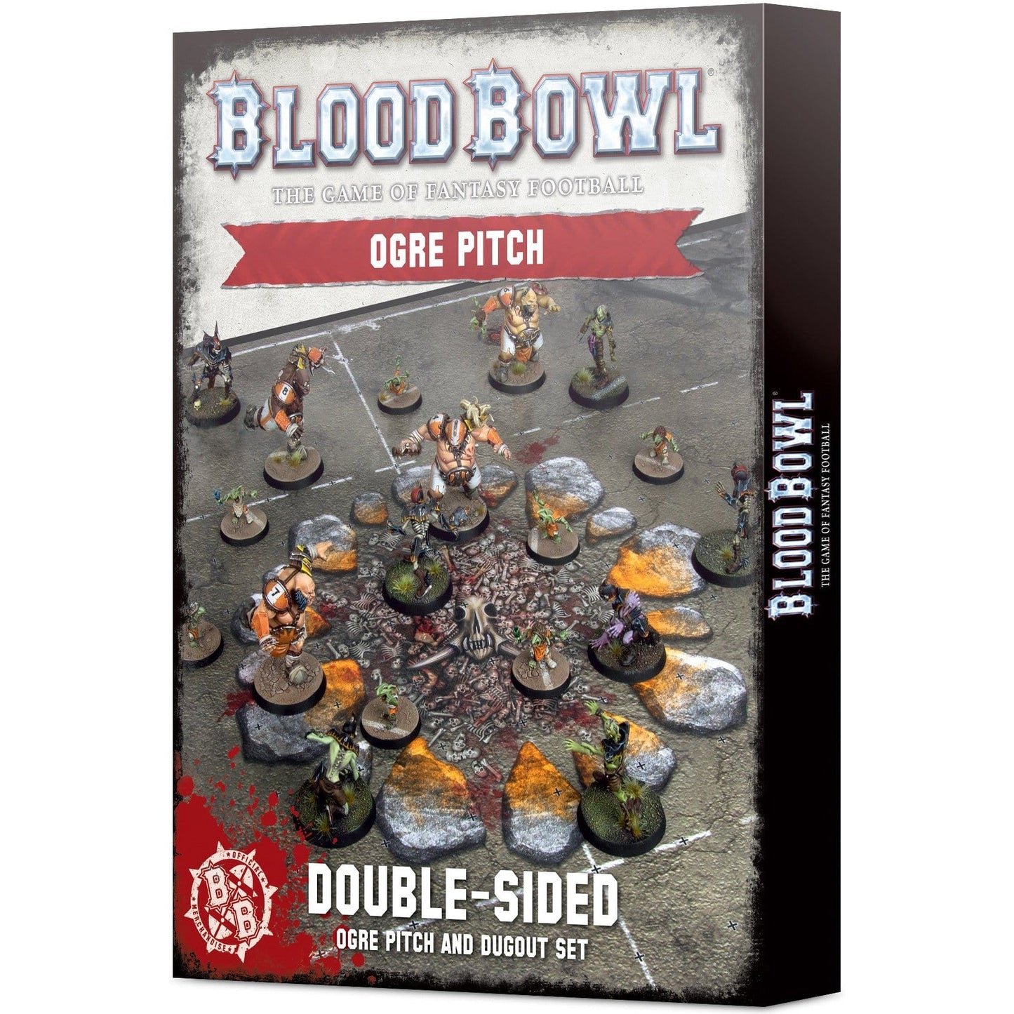 Blood Bowl Pitch - Ogre Dugouts ( 200-82-N ) - Used