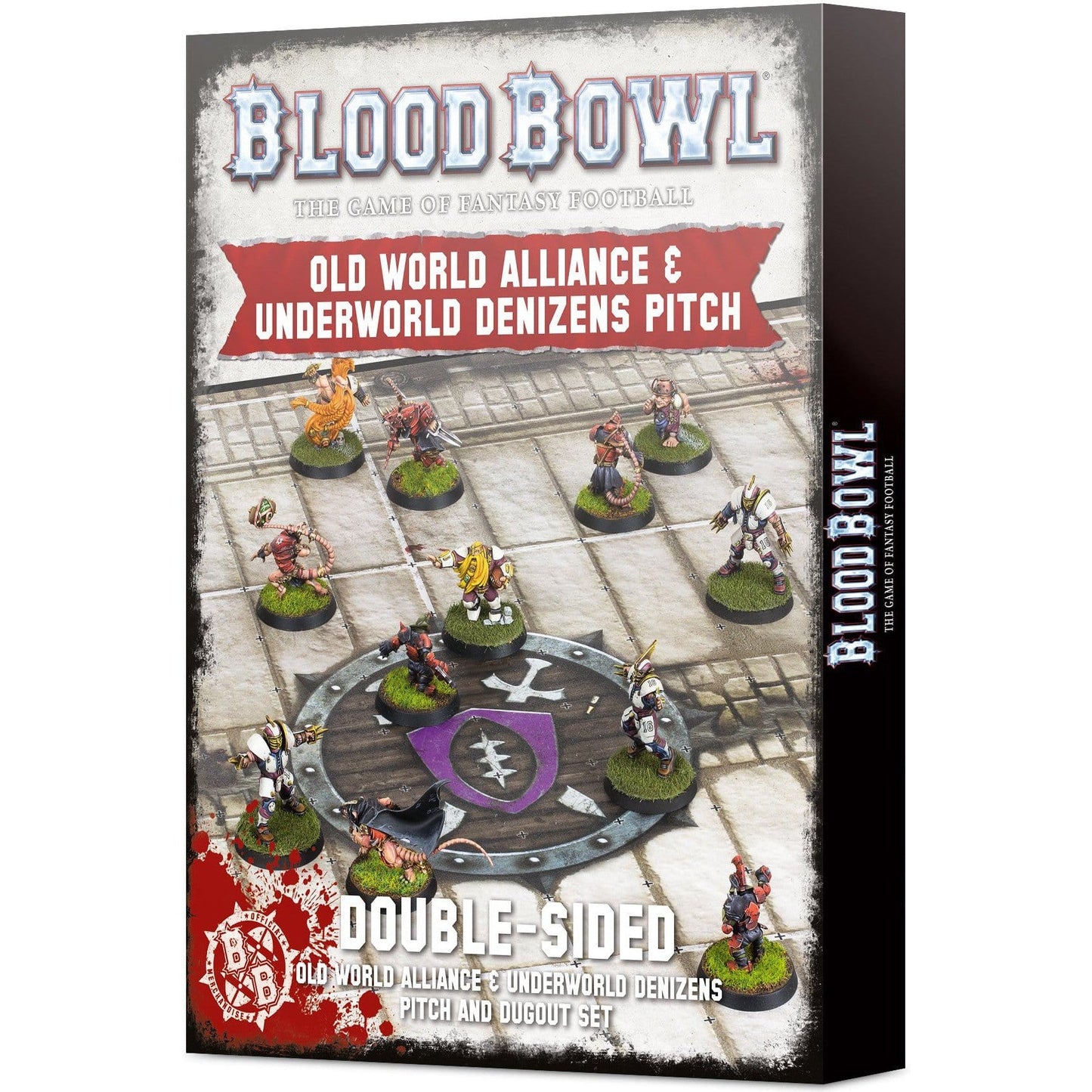 Blood Bowl Pitch - Old World & Underworld Pitch & Dugouts ( 200-80-N )