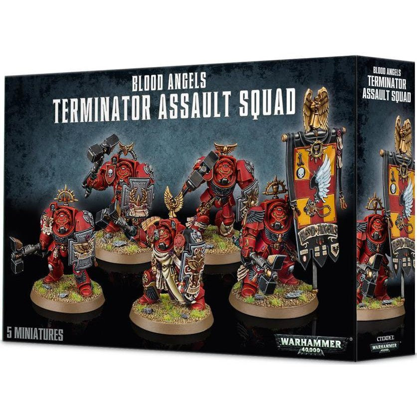 Blood Angels Terminator Assault Squad  ( 41-13-W ) - Used