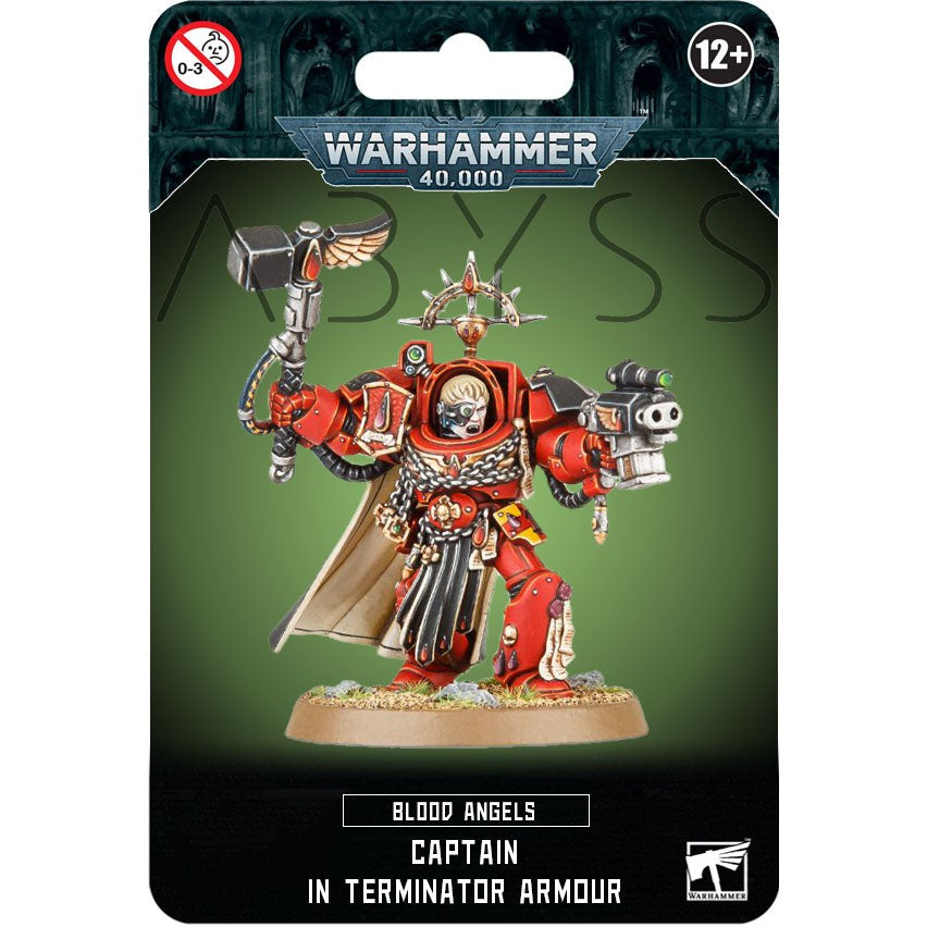 Blood Angels Captain in Terminator Armour ( 41-16-W ) - Used