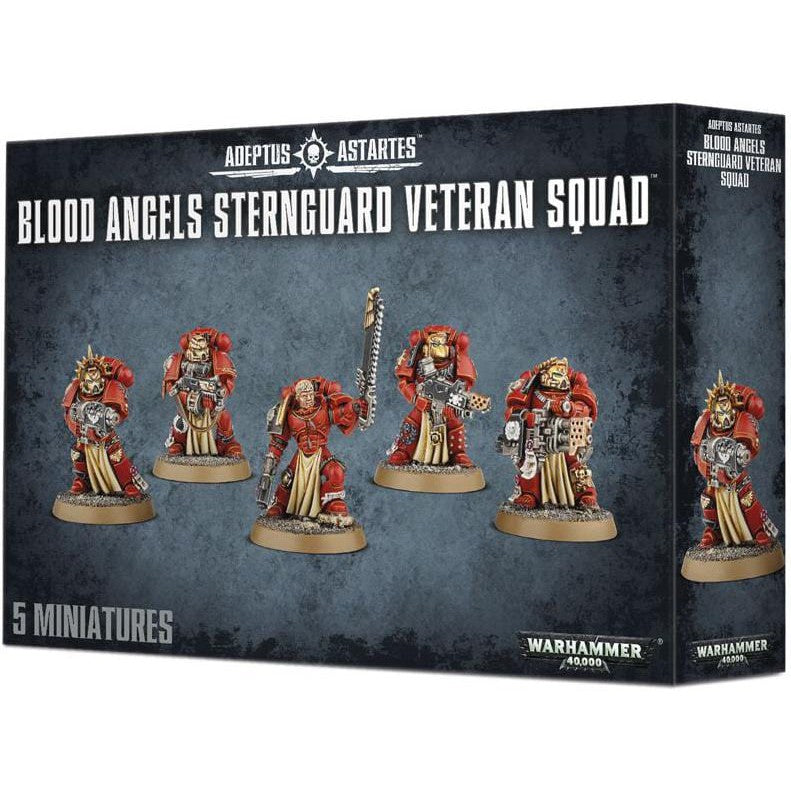 Blood Angels Sternguard Veteran Squad ( 41-20-N ) - Used