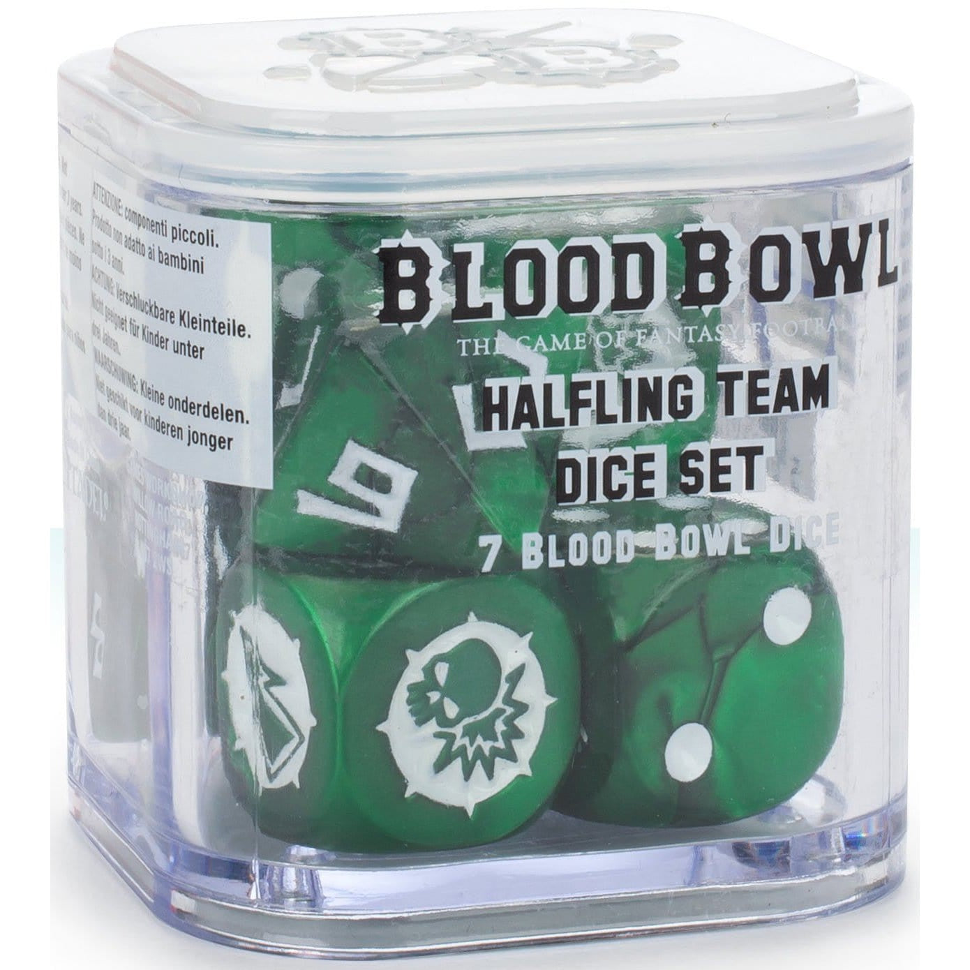 Blood Bowl Dice - Halfling ( 200-58-N ) - Used