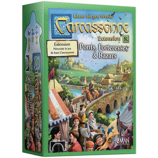 Carcassonne: Exp 8 - Ponts, Forteresses & Bazars