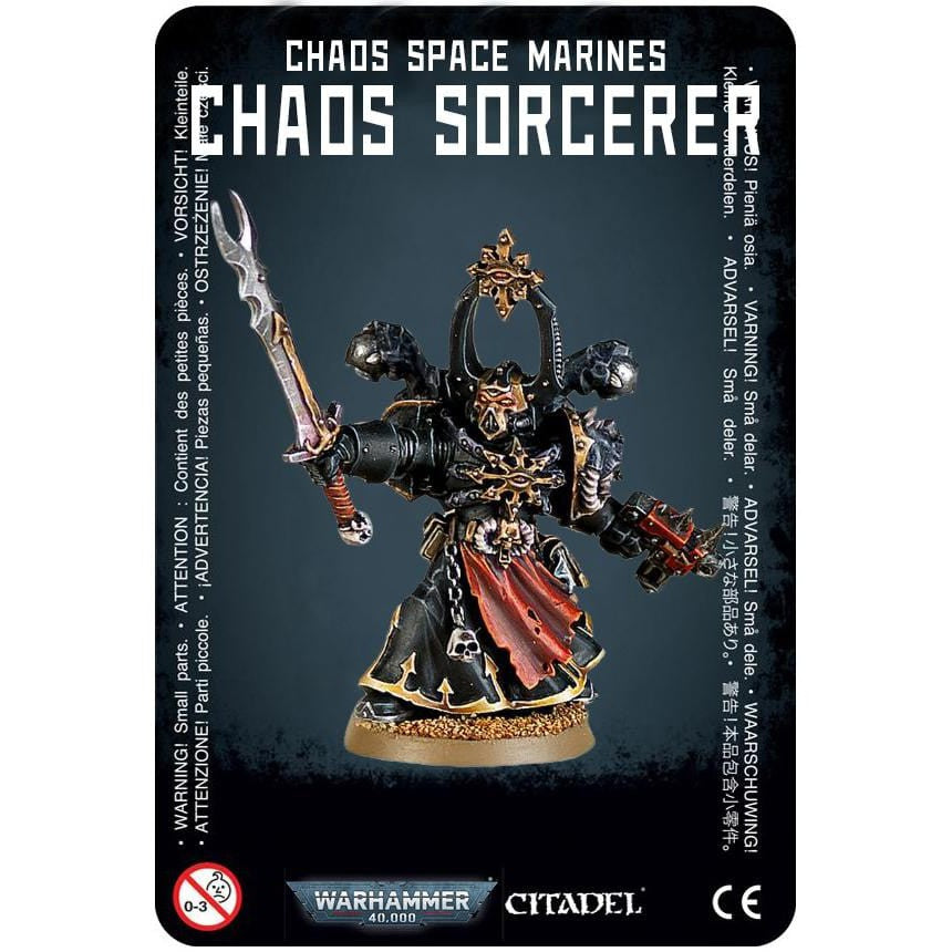 Chaos Space Marines Sorcerer ( 43-69-R ) - Used