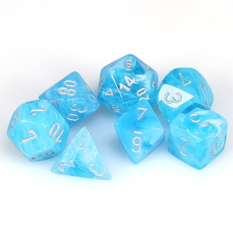 Luminary: Mini 7pc Polyhedral Sky / silver - CHX20566