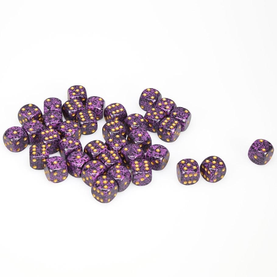 36 D6 Speckled 12mm Dice Hurricane - CHX25917