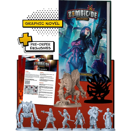 Zombicide: Invader - Playing Prometheus Comic + Promo Miniatures