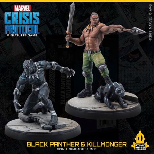 Marvel Crisis Protocol - Black Panther & Killmonger ( CP07 )