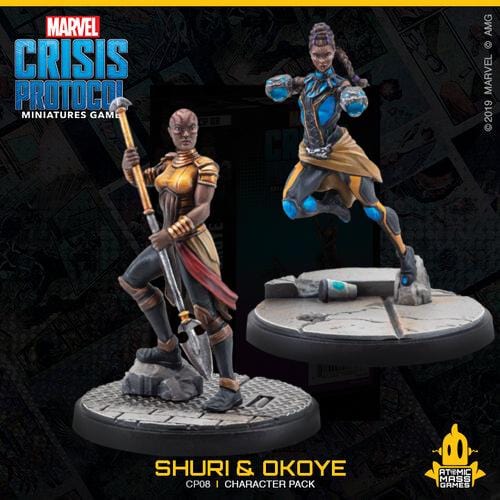 Marvel Crisis Protocol - Shuri & Okoye ( CP08 )