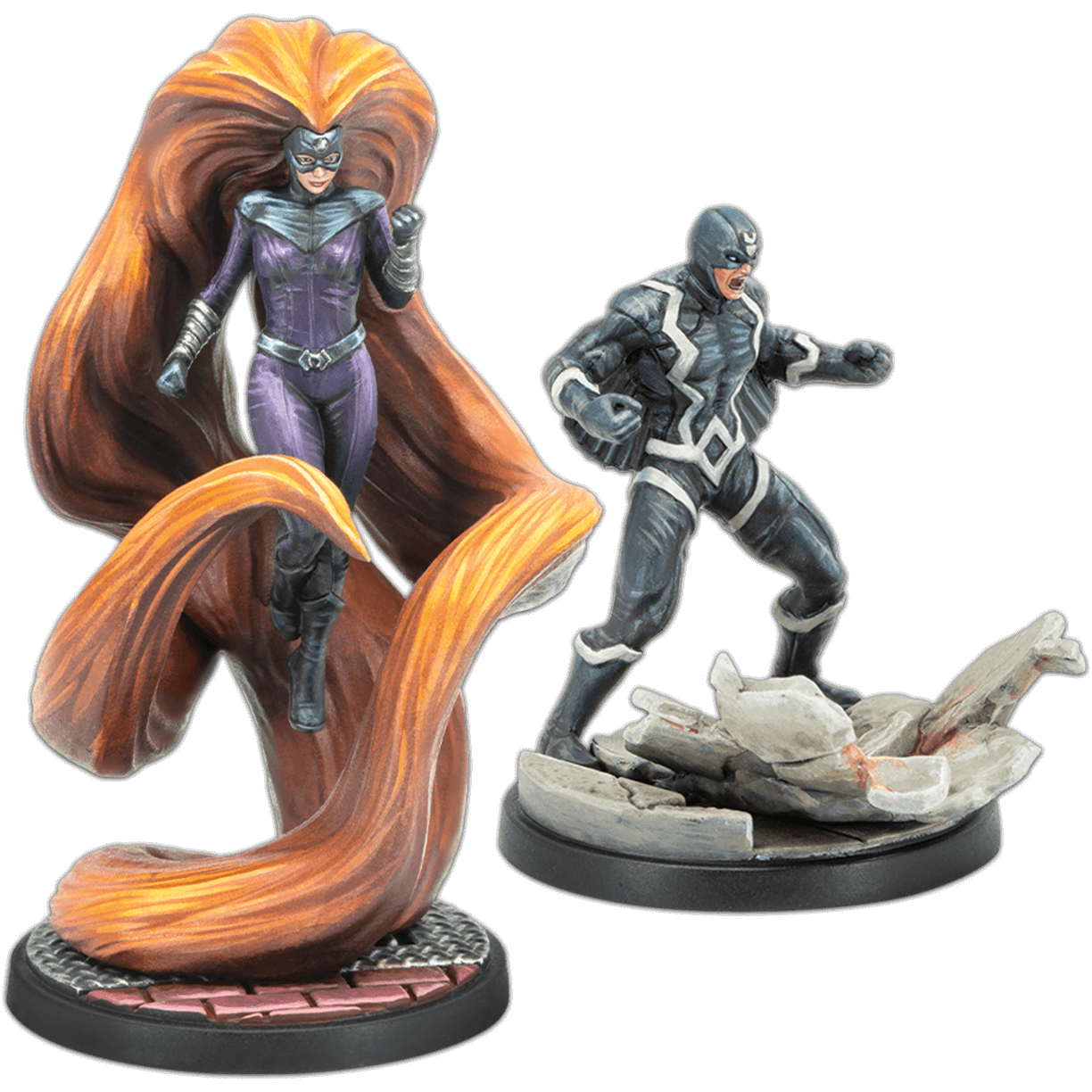 Marvel Crisis Protocol - Black Bolt & Medusa ( CP34 )