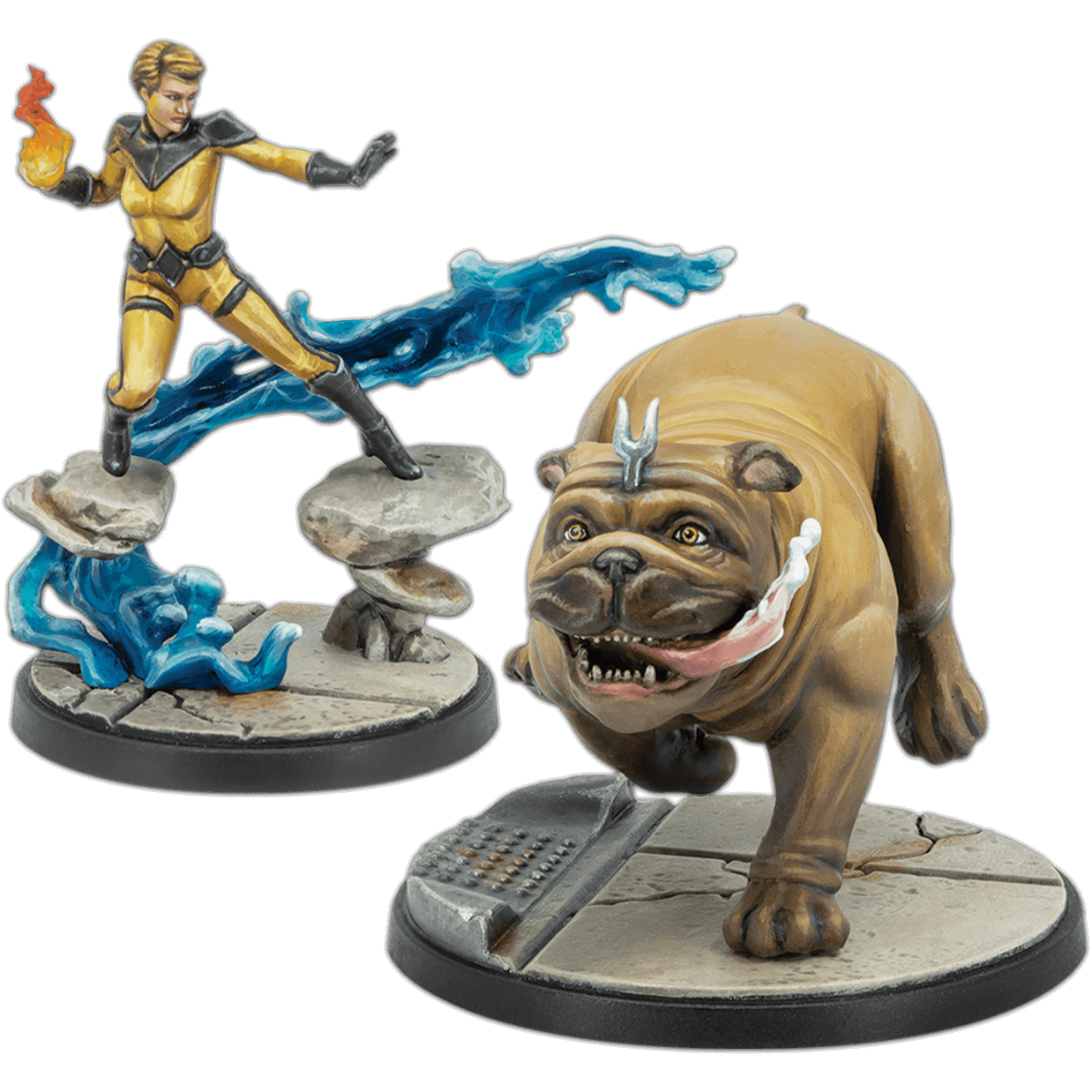 Marvel Crisis Protocol - Crystal & Lockjaw ( CP35 )